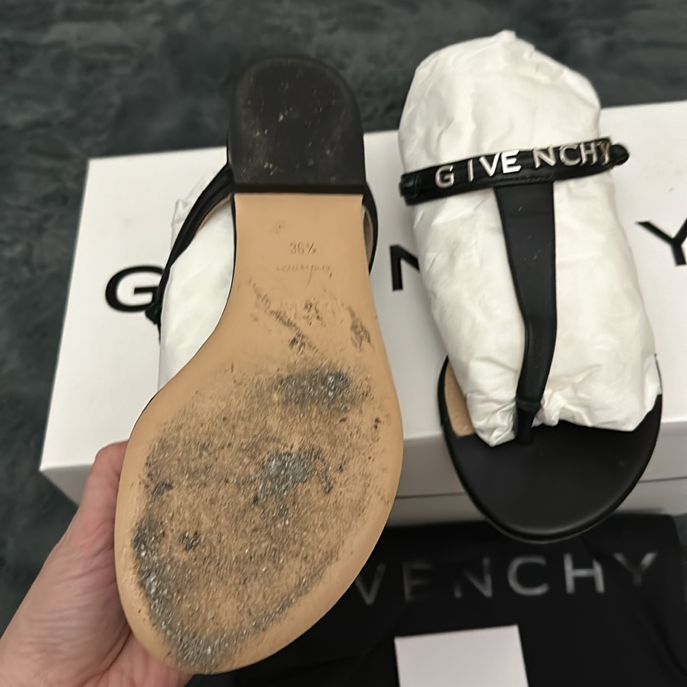 Authentic Givenchy Thong Sandals - image 3